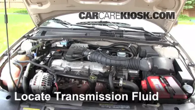 2002 Chevrolet Cavalier 2.2L 4 Cyl. Sedan (4 Door) Liquide de transmission Vérifier le niveau de liquide